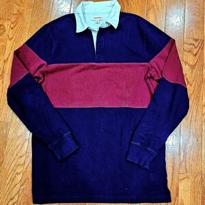 Goodthreads Unisex Rugby Polo Sweater Size Medium Tall